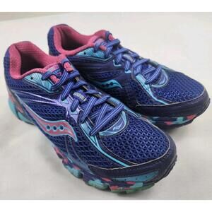 Saucony Ignition 5 Womens Size 8 M  Running Athletic Sneaker Shoes Blue